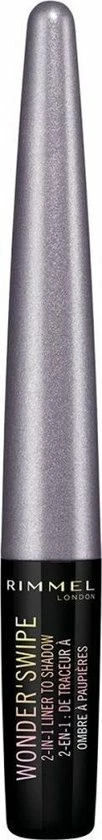 Rimmel London Wonder Swipe Eyeliner - 001 Slay Silver 12 Rimmel London Wonder Swipe Eyeliner - 001 Slay Silver - Afbeelding 10