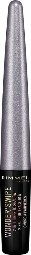 Rimmel London Wonder Swipe Eyeliner - 001 Slay Silver 21 Rimmel London Wonder Swipe Eyeliner - 001 Slay Silver - Afbeelding 19
