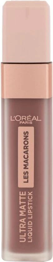 L’Oréal Paris L'Oréal Paris Les Macarons Langhoudende Matte Lipstick - 822 Mon Caramel – Nude – 6,7 Ml 14 L’Oréal Paris L'Oréal Paris Les Macarons Langhoudende Matte Lipstick - 822 Mon Caramel – Nude – 6,7 Ml - Afbeelding 12
