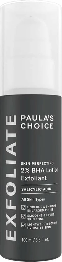 Paula's Choice Skin Perfecting 2% BHA Lotion Exfoliant - Alle Huidtypen - 100 Ml 3 Paula's Choice Skin Perfecting 2% BHA Lotion Exfoliant - Alle Huidtypen - 100 Ml