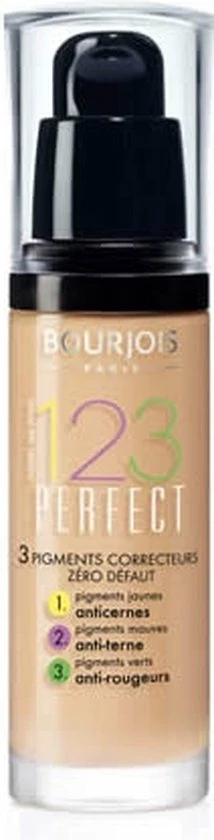 Bourjois 123 Perfect Foundation 055 Beige Foncé 16 Bourjois 123 Perfect Foundation 055 Beige Foncé - Afbeelding 14