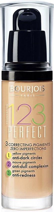 Bourjois 123 Perfect Foundation 055 Beige Foncé 9 Bourjois 123 Perfect Foundation 055 Beige Foncé - Afbeelding 7