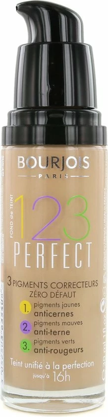 Bourjois 123 Perfect Foundation - 54 Beige Fonc 3 Bourjois 123 Perfect Foundation - 54 Beige Fonc