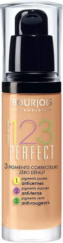 Bourjois 123 Perfect Foundation 055 Beige Foncé 14 Bourjois 123 Perfect Foundation 055 Beige Foncé - Afbeelding 12