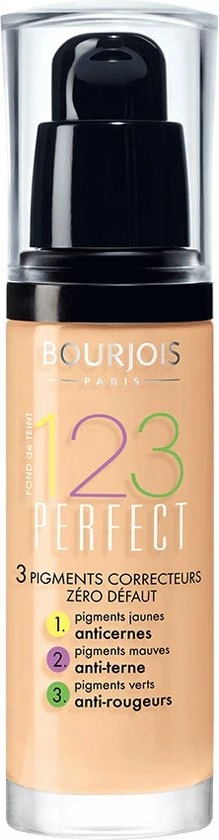 Bourjois 123 Perfect Foundation - 54 Beige Fonc 12 Bourjois 123 Perfect Foundation - 54 Beige Fonc - Afbeelding 10
