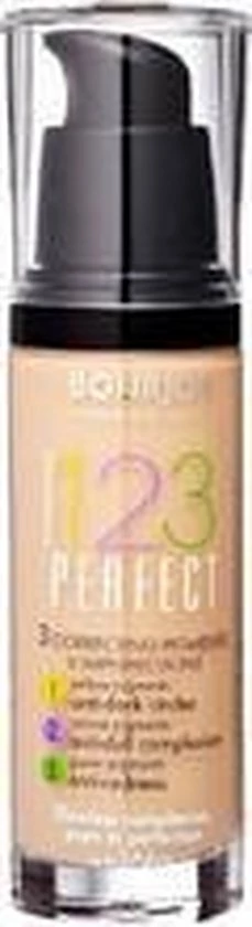 Bourjois 123 Perfect Foundation 055 Beige Foncé 18 Bourjois 123 Perfect Foundation 055 Beige Foncé - Afbeelding 16