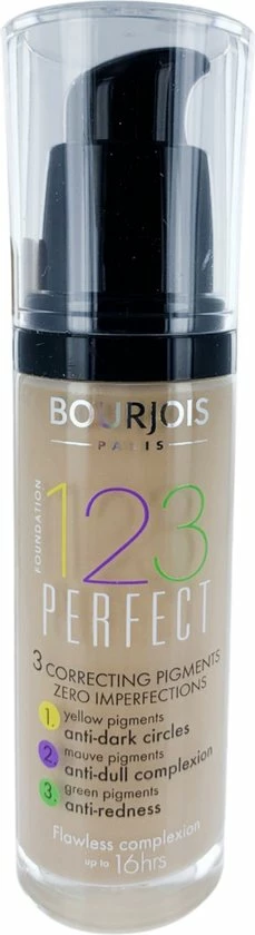 Bourjois 123 Perfect Foundation - 54 Beige Fonc 11 Bourjois 123 Perfect Foundation - 54 Beige Fonc - Afbeelding 9