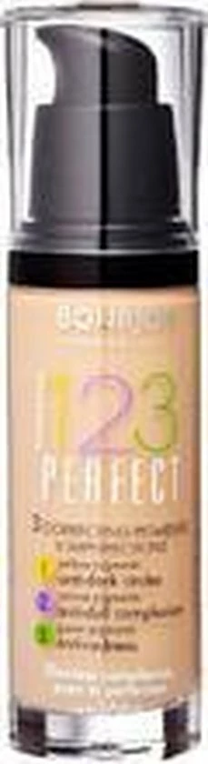 Bourjois 123 Perfect Foundation - 54 Beige Fonc 14 Bourjois 123 Perfect Foundation - 54 Beige Fonc - Afbeelding 12