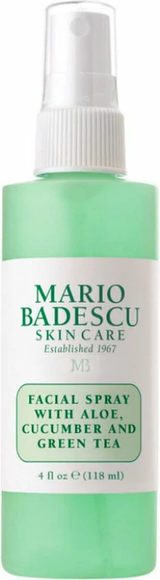 Mario Badescu Facial Spray With Aloe, Cucumber & Green Tea - Facemist - Vermoeide Huid - Hydratatie - Artikel Vrij Van Ftalaat, Parabenen, Sulfaat - 118ml 3 Mario Badescu Facial Spray With Aloe, Cucumber & Green Tea - Facemist - Vermoeide Huid - Hydratatie - Artikel Vrij Van Ftalaat, Parabenen, Sulfaat - 118ml