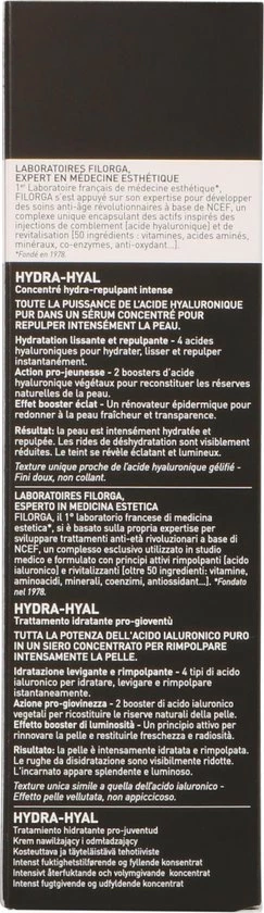 Filorga Hydra-Hyal Serum - 30 Ml - Dagcrème 13 Filorga Hydra-Hyal Serum - 30 Ml - Dagcrème - Afbeelding 11