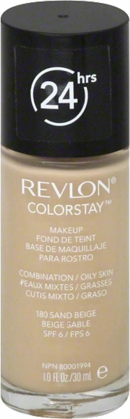 Revlon Colorstay Foundation With Pump - 180 Sand Beige (Oily Skin) 6 Revlon Colorstay Foundation With Pump - 180 Sand Beige (Oily Skin) - Afbeelding 4