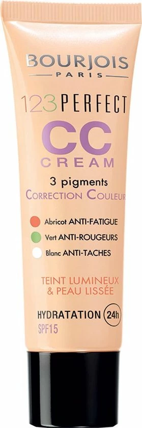 Bourjois 123 Perfect CC Cream - 033 Beige Rosé 9 Bourjois 123 Perfect CC Cream - 033 Beige Rosé - Afbeelding 7