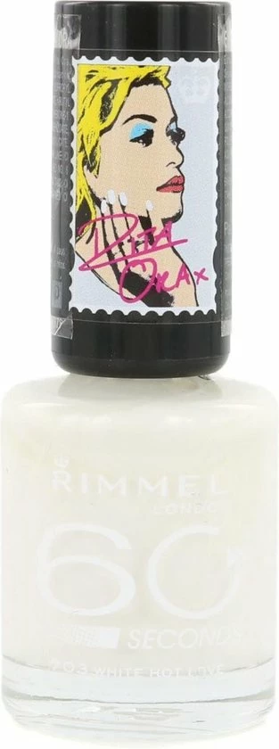 Rimmel London 60 Seconds RO Collectie Nagellak - 703 White Hot Love 3 Rimmel London 60 Seconds RO Collectie Nagellak - 703 White Hot Love