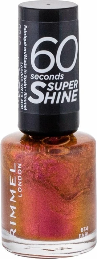 Rimmel London 60 Seconds Super Shine Nagellak - 834 Fab! (L) 5 Rimmel London 60 Seconds Super Shine Nagellak - 834 Fab! (L) - Afbeelding 3