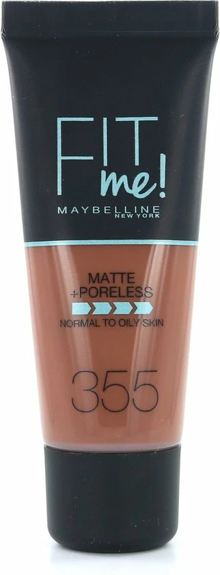 Maybelline Fit Me Matte & Poreless Foundation - 355 Pecan - 30 Ml 3 Maybelline Fit Me Matte & Poreless Foundation - 355 Pecan - 30 Ml