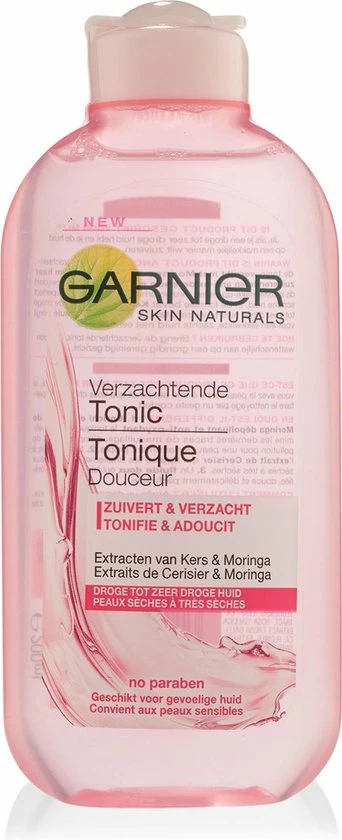 Garnier Skinactive Face Skin Naturals Essentials Droge Huid - Rose - 200ml - Tonic 5 Garnier Skinactive Face Skin Naturals Essentials Droge Huid - Rose - 200ml - Tonic - Afbeelding 3
