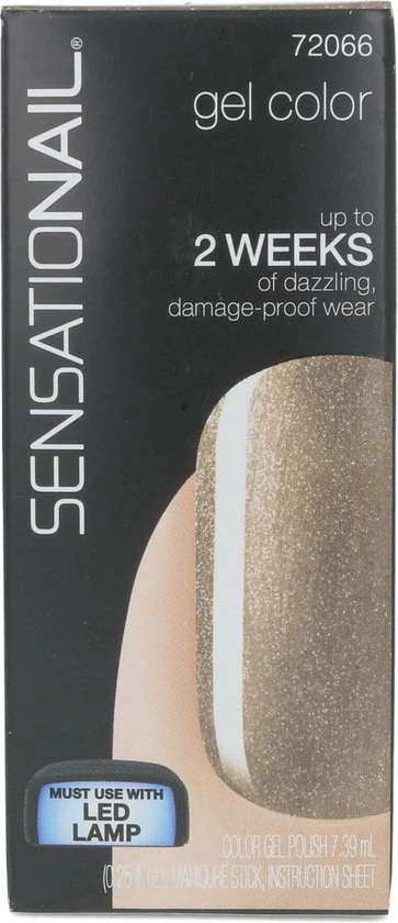 Sensationail Gel Color Nail Polish - Gold Rush 3 Sensationail Gel Color Nail Polish - Gold Rush