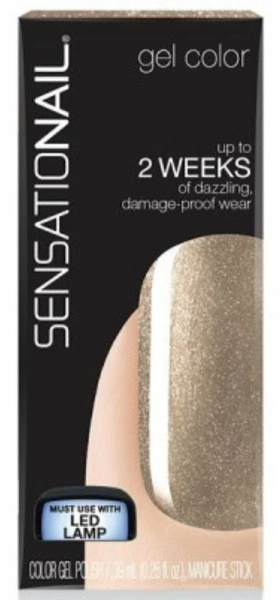 Sensationail Gel Color Nail Polish - Gold Rush 4 Sensationail Gel Color Nail Polish - Gold Rush - Afbeelding 2