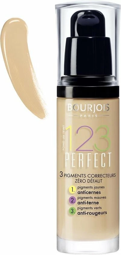 Bourjois 123 Perfect Foundation - 54 Beige Fonc 8 Bourjois 123 Perfect Foundation - 54 Beige Fonc - Afbeelding 6
