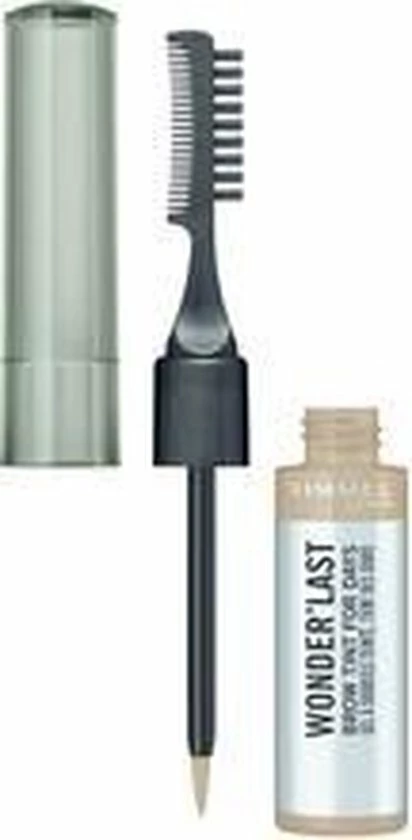 Rimmel London Wenkbrauw Tattoo Wonder'last Brow Tint For Days - 004 Black 6 Rimmel London Wenkbrauw Tattoo Wonder'last Brow Tint For Days - 004 Black - Afbeelding 4