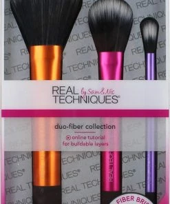 Real Techniques Duo Fiber Collection - 3 Delig - Make-up Kwastenset -Maybelline-winkel 415x840 7
