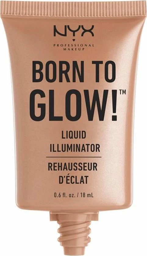NYX Professional Makeup Born To Glow! Liquid Illuminator - #gleam 4 NYX Professional Makeup Born To Glow! Liquid Illuminator - #gleam - Afbeelding 2