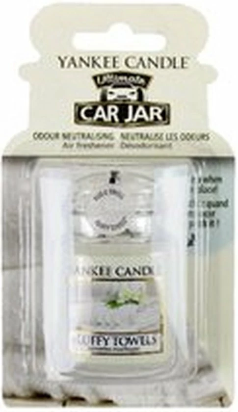 Yankee Candle - Fluffy Towels Ultimate Car Jar 6 Yankee Candle - Fluffy Towels Ultimate Car Jar - Afbeelding 4