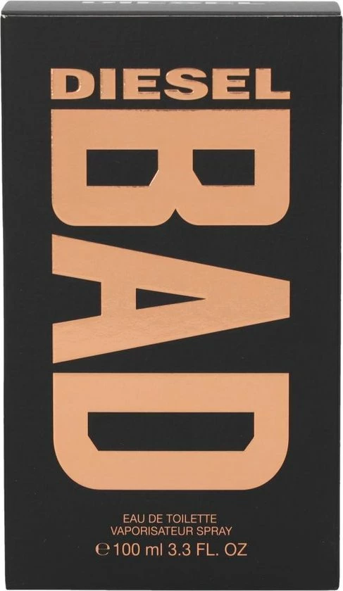 Diesel Bad 100ml Eau De Toilette Spray For Men 5 Diesel Bad 100ml Eau De Toilette Spray For Men - Afbeelding 3