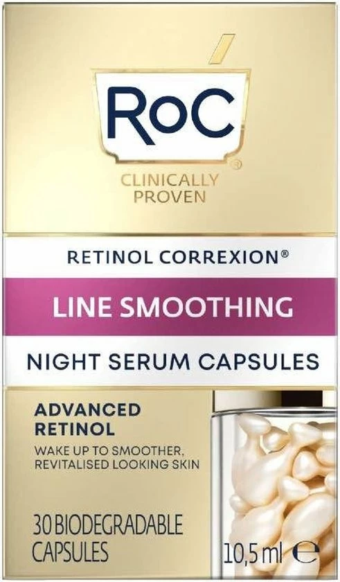 RoC Retinol Correxion Line Smooth Night Serum Capsules 16 RoC Retinol Correxion Line Smooth Night Serum Capsules - Afbeelding 14
