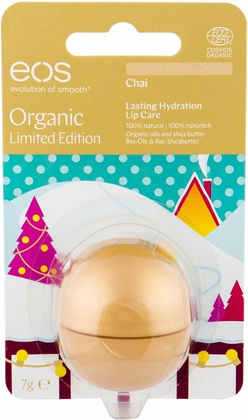 Chai Organic Limited Edition - EOS Lip Balm 3 Chai Organic Limited Edition - EOS Lip Balm