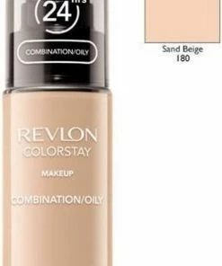 Revlon Colorstay Foundation With Pump - 180 Sand Beige (Oily Skin) 16 Revlon Colorstay Foundation With Pump - 180 Sand Beige (Oily Skin) -Maybelline-winkel 497x840