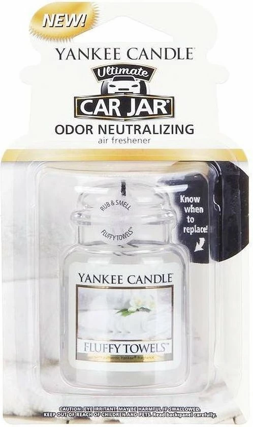 Yankee Candle - Fluffy Towels Ultimate Car Jar 3 Yankee Candle - Fluffy Towels Ultimate Car Jar