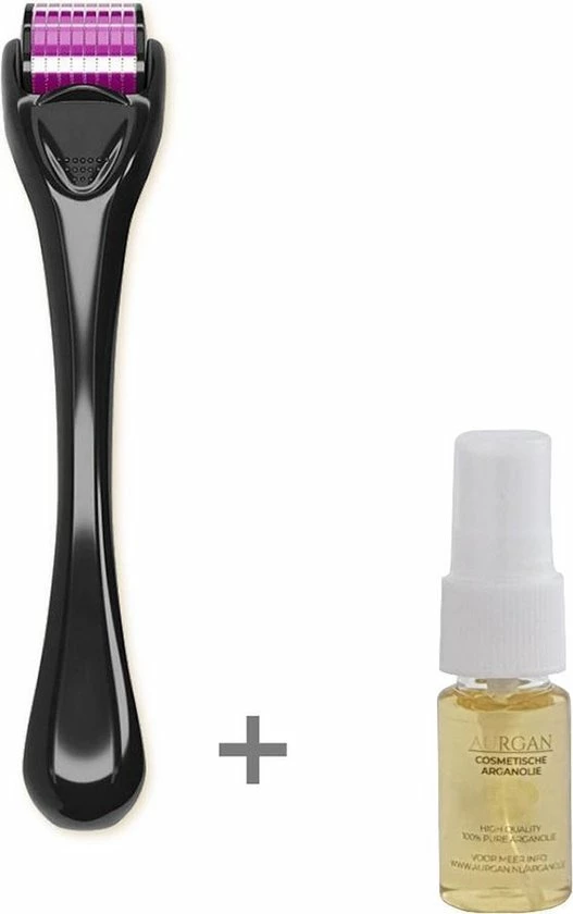 Aurgan.nl Dermaroller 0.5 Mm Titaniumnaalden Met GRATIS Arganolie | Derma Roller 540 Naalden | Bestrijdt Acne Littekens, Pigmentvlekken, Rimpels & Grove Porien 4 Aurgan.nl Dermaroller 0.5 Mm Titaniumnaalden Met GRATIS Arganolie | Derma Roller 540 Naalden | Bestrijdt Acne Littekens, Pigmentvlekken, Rimpels & Grove Porien - Afbeelding 2