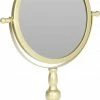 Merkloos Make-up Spiegel/scheerspiegel Op Voet 25 X 10 X 33 Cm Goud -Maybelline-winkel 527x840 4