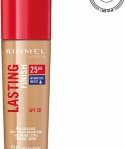 Rimmel London Lasting Finish 25 HR Foundation - 210 Golden Beige -Maybelline-winkel 529x840 1