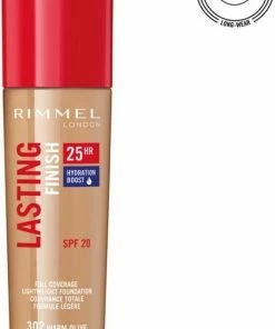 Rimmel London Lasting Finish Foundation - 302 Warm Olive -Maybelline-winkel 529x840 2