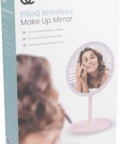 FlinQ Draadloze Design Make-up Spiegel - Oplaadbaar - Drie Lichtstanden - Roze - Ronde Make-up Spiegel 14 FlinQ Draadloze Design Make-up Spiegel - Oplaadbaar - Drie Lichtstanden - Roze - Ronde Make-up Spiegel -Maybelline-winkel 541x840