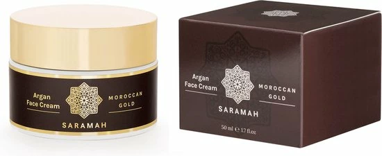 SARAMAH Argan Gezichtscr Me - Hydraterende Dag- En Nachtcr Me - Op Basis Van 100% Pure Biologische Arganolie - Rijk Aan Omega 3 En 6, Vitamine E En F - Vrij Van Sulfaat (SLS), Siliconen, Parabenen, Paraffine - 50 Ml 4 SARAMAH Argan Gezichtscr Me - Hydraterende Dag- En Nachtcr Me - Op Basis Van 100% Pure Biologische Arganolie - Rijk Aan Omega 3 En 6, Vitamine E En F - Vrij Van Sulfaat (SLS), Siliconen, Parabenen, Paraffine - 50 Ml - Afbeelding 2