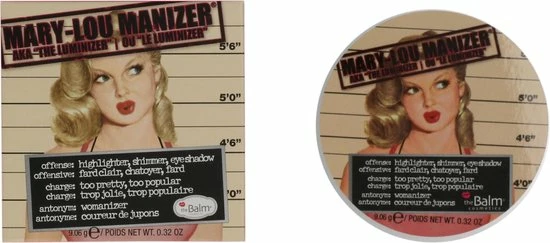 TheBalm The Balm Mary-Lou Manizer 5 TheBalm The Balm Mary-Lou Manizer - Afbeelding 3