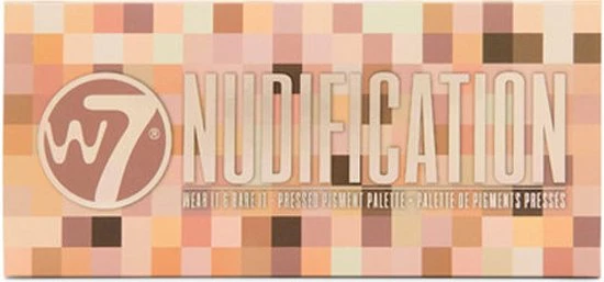 W7 Pressed Pigment Oogschaduw Palette - Nudification 7 W7 Pressed Pigment Oogschaduw Palette - Nudification - Afbeelding 5