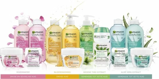 Garnier Skinactive Face Skin Naturals Essentials Droge Huid - Rose - 200ml - Tonic 10 Garnier Skinactive Face Skin Naturals Essentials Droge Huid - Rose - 200ml - Tonic - Afbeelding 8