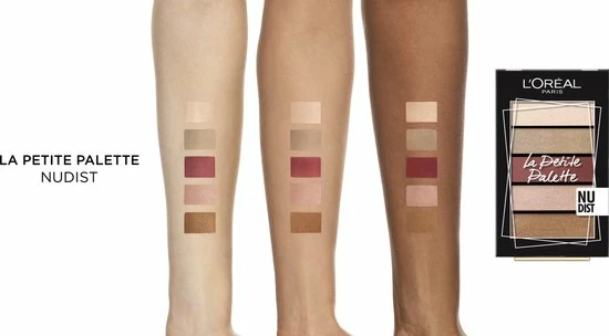 L?Or?al Paris L Or Al Paris La Petite Palette Oogschaduw - 02 Nudist 11 L?Or?al Paris L Or Al Paris La Petite Palette Oogschaduw - 02 Nudist - Afbeelding 9