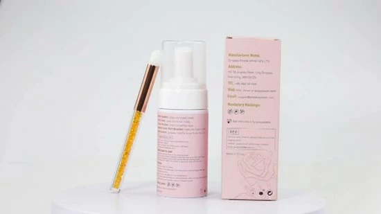 EMEDA Wimpershampoo Op Natuurlijke Basis Versterkt Natuurlijke Wimper, Schuimende Wimperreiniger Wimpershampoo Voor Wimperextensions En Verzorging, Make-up En Wimpervuil Verwijderen 4 EMEDA Wimpershampoo Op Natuurlijke Basis Versterkt Natuurlijke Wimper, Schuimende Wimperreiniger Wimpershampoo Voor Wimperextensions En Verzorging, Make-up En Wimpervuil Verwijderen - Afbeelding 2