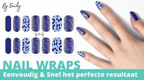 By Emily Nagel Wrap - Blue Triangle | 14 Stickers Per Vel | Nail Wrap | Nail Art | Trendy | Design | Nagellakvrij | Eenvoudig | Nagel Art | Nagel Wrap | Nagel Stickers | Folie | Zelfklevend | Sjablonen 4 By Emily Nagel Wrap - Blue Triangle | 14 Stickers Per Vel | Nail Wrap | Nail Art | Trendy | Design | Nagellakvrij | Eenvoudig | Nagel Art | Nagel Wrap | Nagel Stickers | Folie | Zelfklevend | Sjablonen - Afbeelding 2