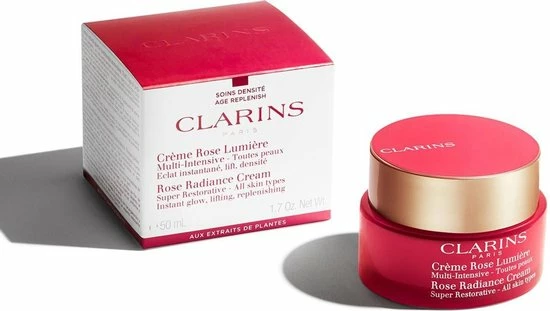 Clarins Rose Radiance Cream - Dagcr Me - 50 Ml 6 Clarins Rose Radiance Cream - Dagcr Me - 50 Ml - Afbeelding 4