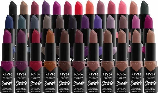 NYX Professional Makeup Suede Matte Lipstick - Dainty Gaze SDMLS02 - Lippenstift - 3,5 Gr 9 NYX Professional Makeup Suede Matte Lipstick - Dainty Gaze SDMLS02 - Lippenstift - 3,5 Gr - Afbeelding 7