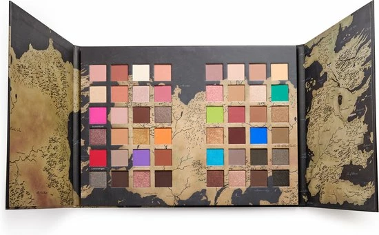 Makeup Revolution X Game Of Thrones Westeros Map Palette 3 Makeup Revolution X Game Of Thrones Westeros Map Palette