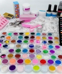 Royala Acrylnagels Starters Pakket Premium | 170 Delig ! | 126 Colors | Acryl Nagels Set | Acryl Starter Kit | Nail Art Pakket | 500 Franse Nageltips | Manicure Set Voor Nail Art Kit | Nagel Decoratie | Acryl Poeders | Acryl Vloeistof -Maybelline-winkel 550x347