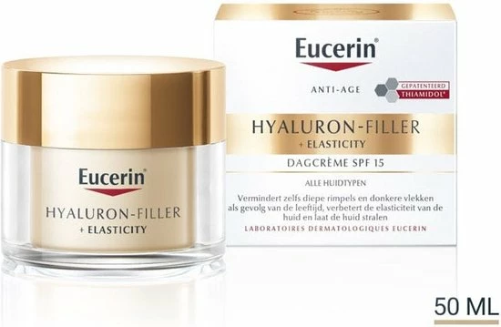 Eucerin Hyaluron-Filler + Elasticity Dagcr Me SPF15 Thiamidol 3 Eucerin Hyaluron-Filler + Elasticity Dagcr Me SPF15 Thiamidol