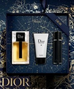 Dior Homme Set 3 Stuk(s) Man Eau De Toilette 100 Ml + Gel Douche 50 Ml + EDT 10 Ml